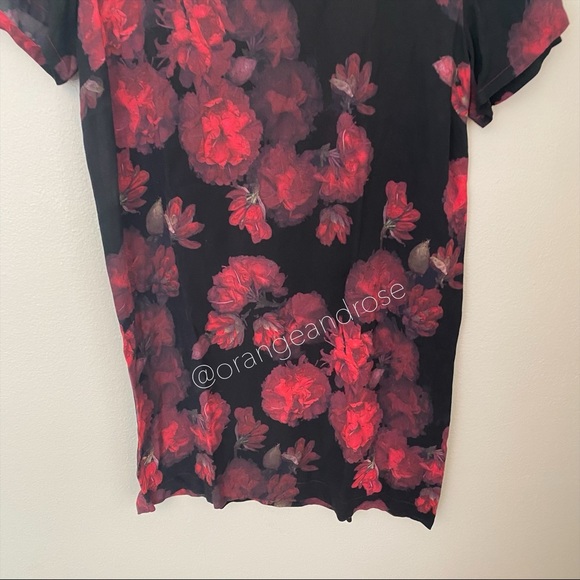 ZIMMERMANN Red Black Floral Mini Shift Dress 0 - Picture 5 of 12